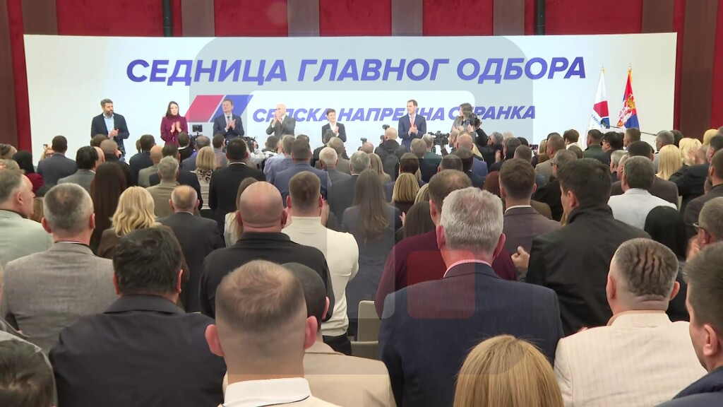 Sednica Glavnog odbora SNS, prisustvuju Vučević, Brnabić, Mali, Glišić