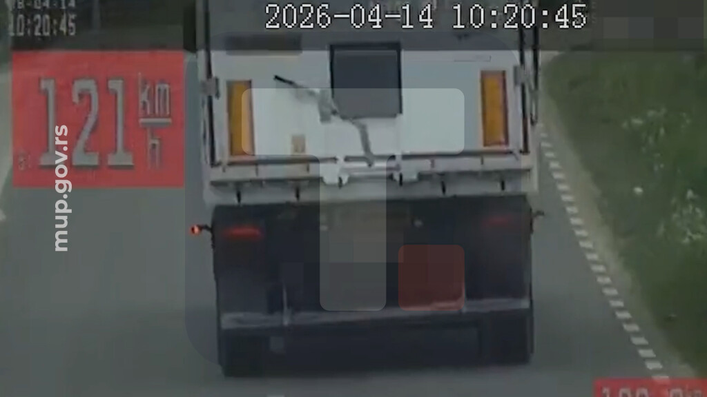 MUP: Iz saobraćaja isključen vozač zbog prekoračenja brzine i još pet prekršaja