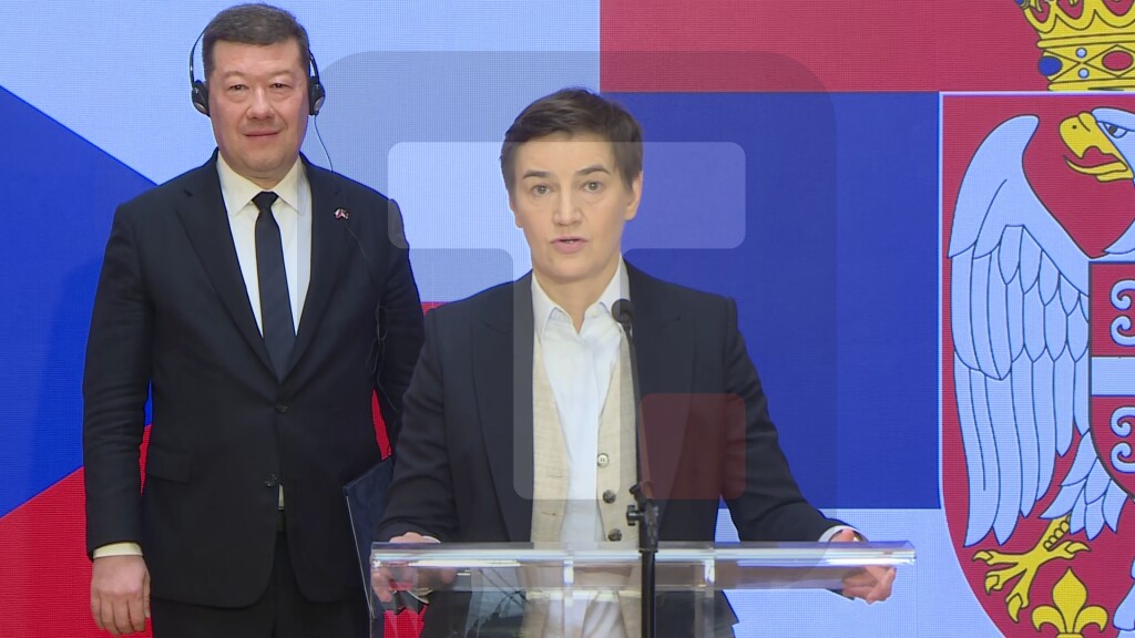 Brnabić: Parlamentarna saradnja sa Češkom izuzetno dobra,Okamura veliki prijatelj Srbije