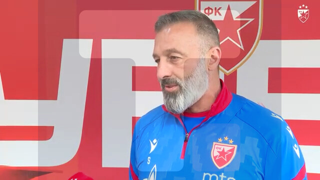 Sakić: Ne smemo da budemo opušteni protiv Radnika, imamo obavezu prema Zvezdinom grbu