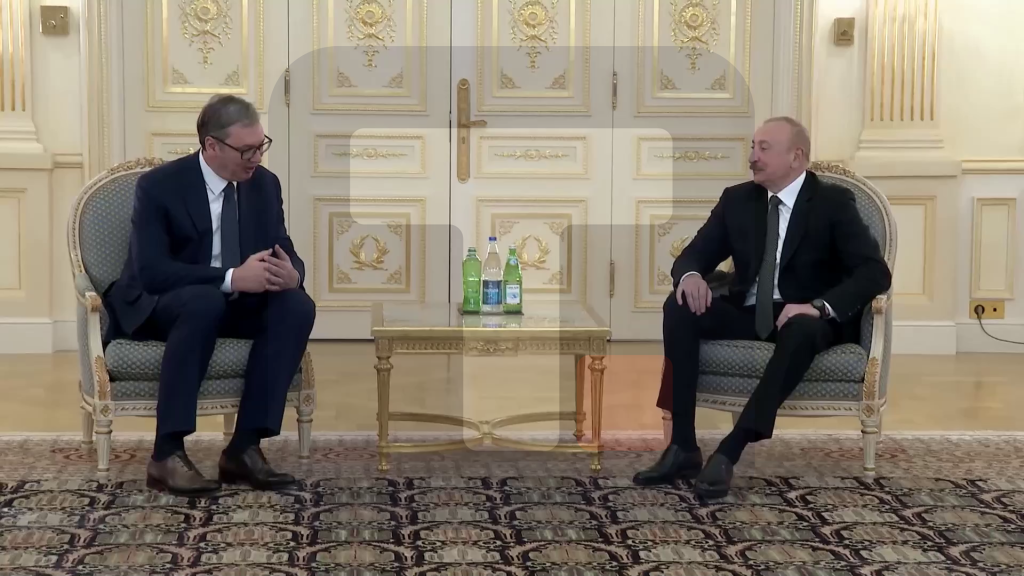 Vučić se u Bakuu sastao sa Ilhamom Alijevim
