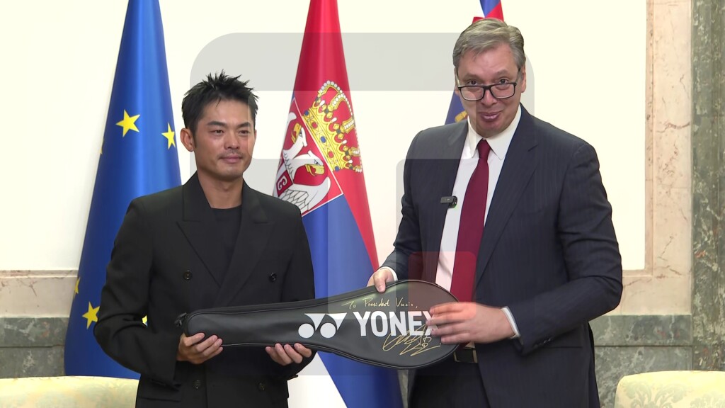 Vučić se sastao sa najboljim igračem badmintona u istoriji Lin Danom