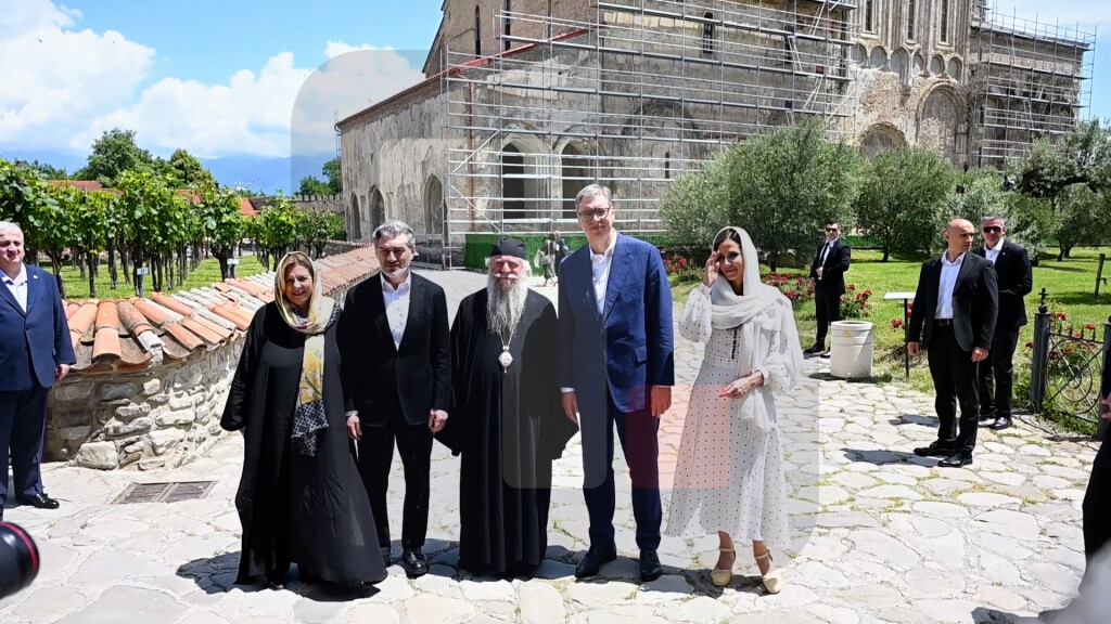 Vučić u poseti manastiru Svetog Đorđa u Alaverdiju u Gruziji