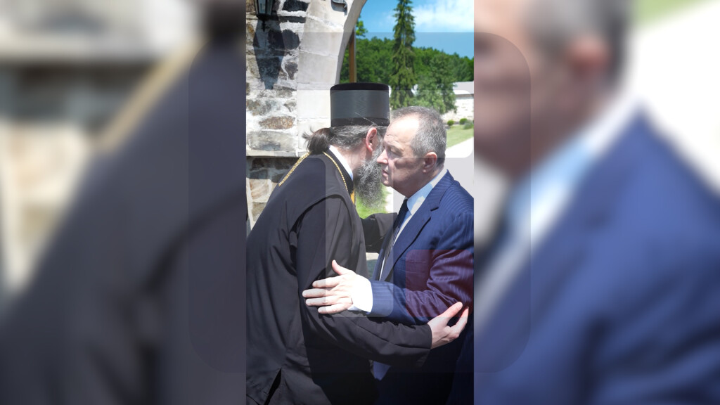 Dačić poseto manastir Ajdanovac povodom 60 godina od svog krštenja
