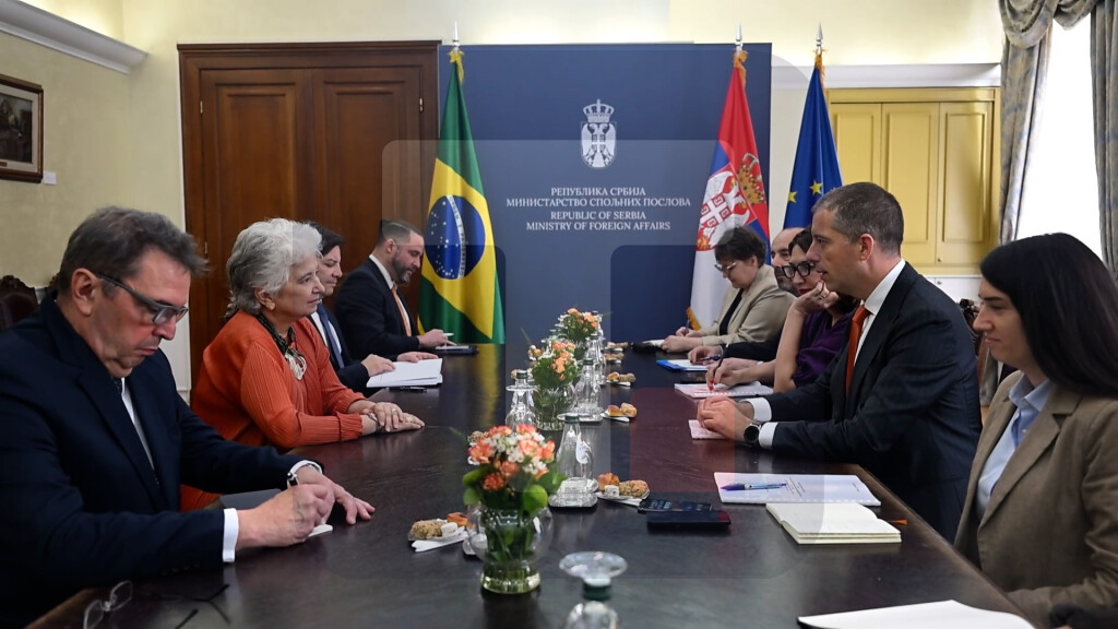 Đurić sa ambasadorkom Brazila o potencijalima za saradnju dve zemlje