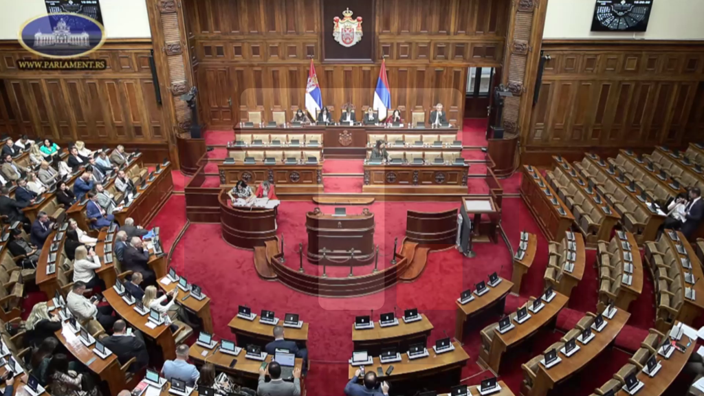 Nastavljeno vanredno zasedanje Skupštine Srbije