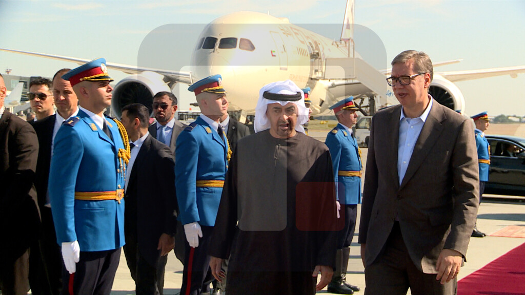 Vučić ispratio predsednika UAE: Ova poseta dodatni podsticaj za učvršćivanje veza