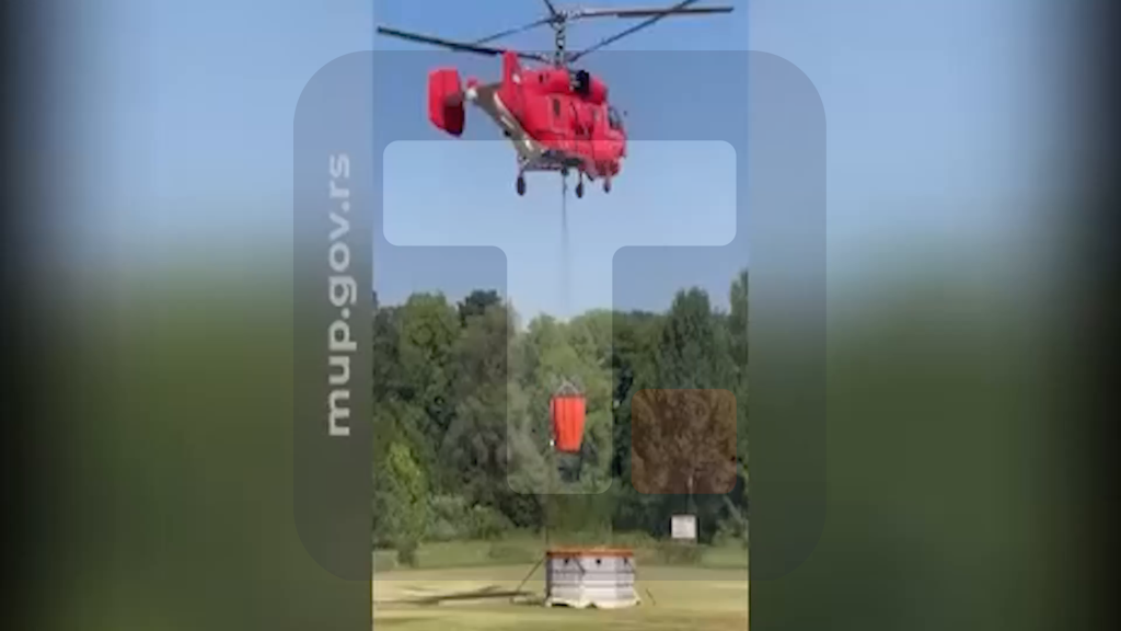 Kod Zaječara požar zahvatio 100 ha suve trave i niskog rastinja, angažovan "Kamov"