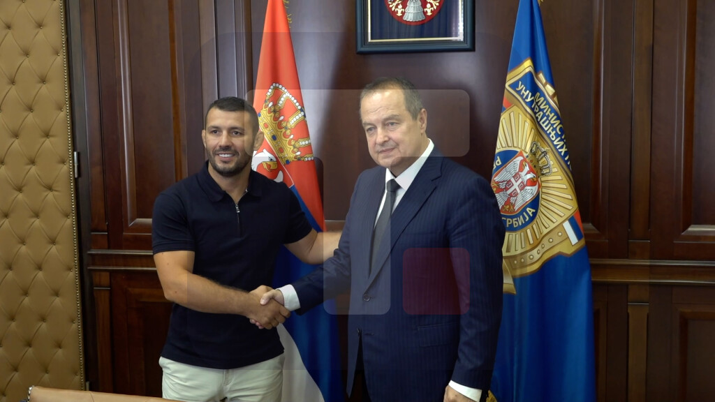 Dačić na sastanku sa predsednikom Sportskog saveza Srbije Davorom Štefanekom