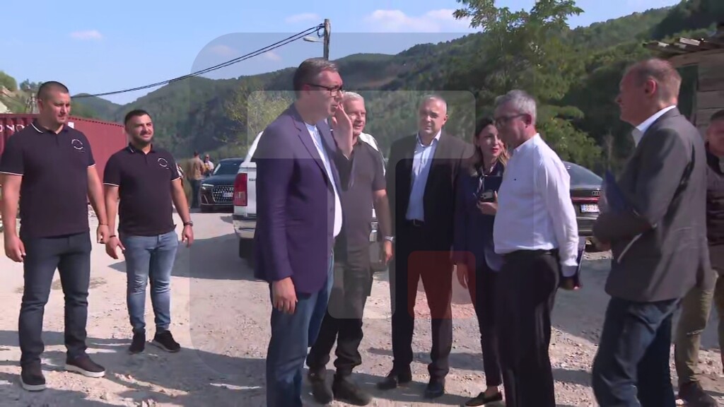 Vučić obilazi radove na izgradnji brane sa akumulacijom Svračkovo na Velikom Rzavu