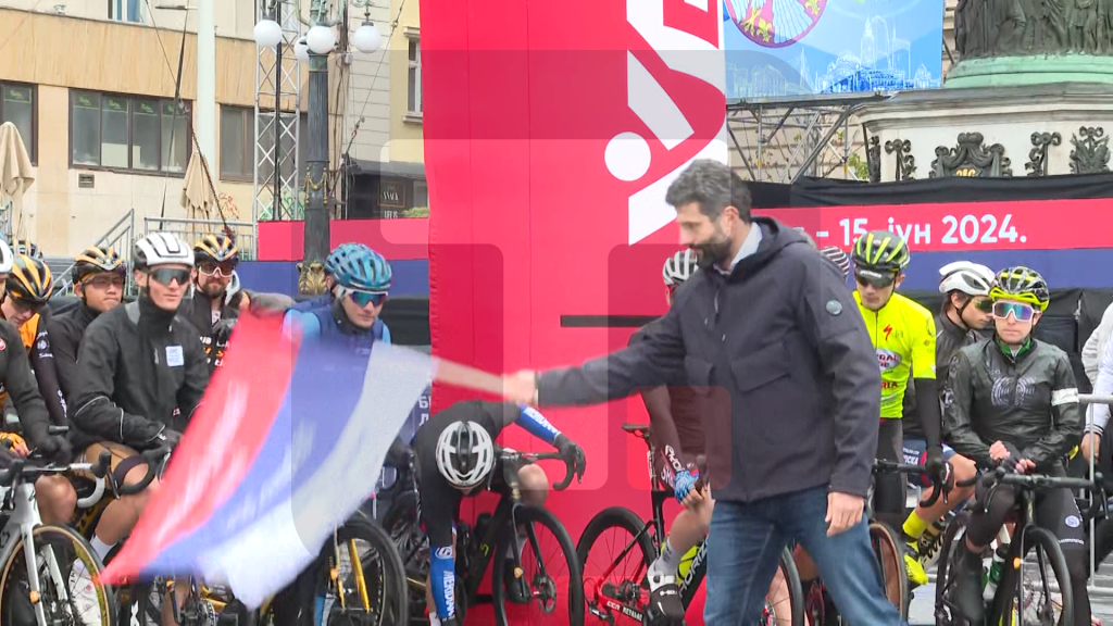 Ceremonija otvaranja 18. Međunarodne biciklističke trke Beograd - Banjaluka 2024