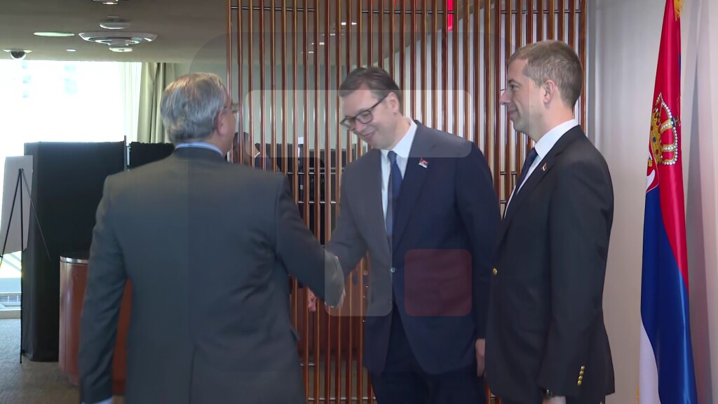 Prijem u Misiji SRB pri UN za stalne predstavnike članica UN, prisustvuje Vučić