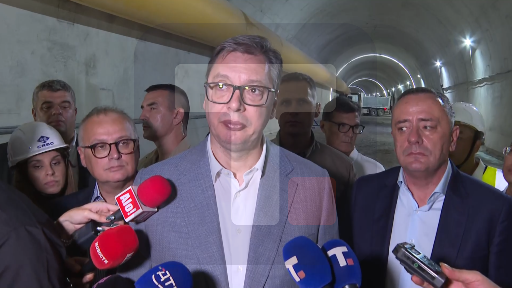 Vučić: Ovaj tunel je jako važan, kako za Vojvodinu, tako i za Beograd