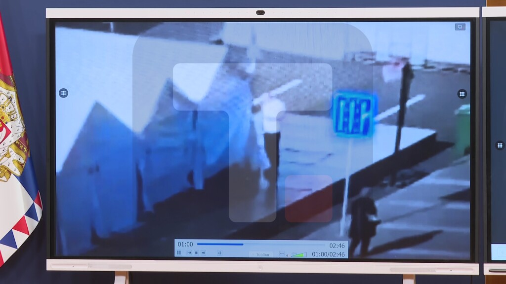 Video materijal prikazan tokom vanrednog obraćanja predsednika Srbije