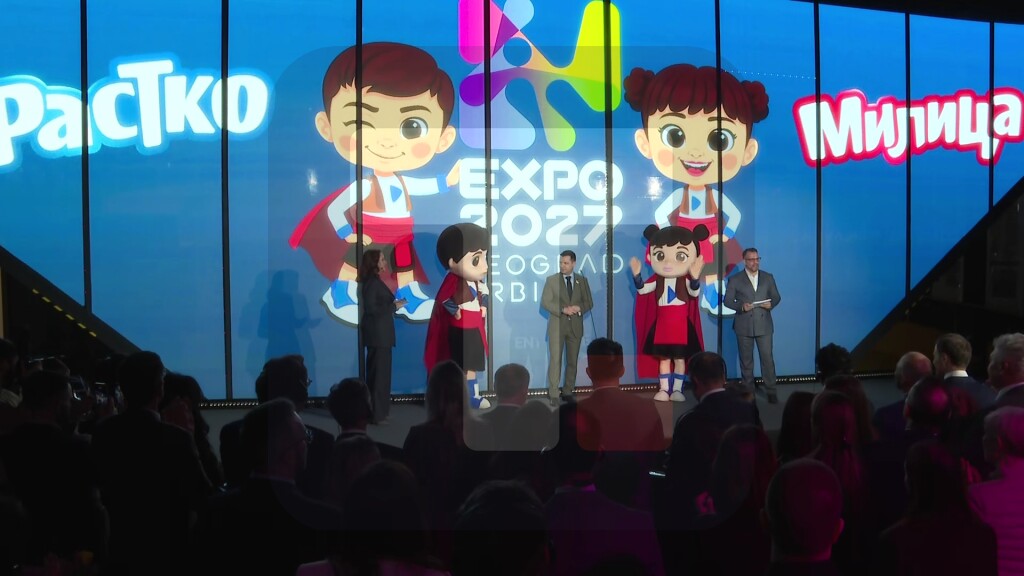 Jerinić: EXPO 2027 u Beogradu će biti najveći globalni događaj sledeće godine, naše maskote zvaće se Rastko i Milica