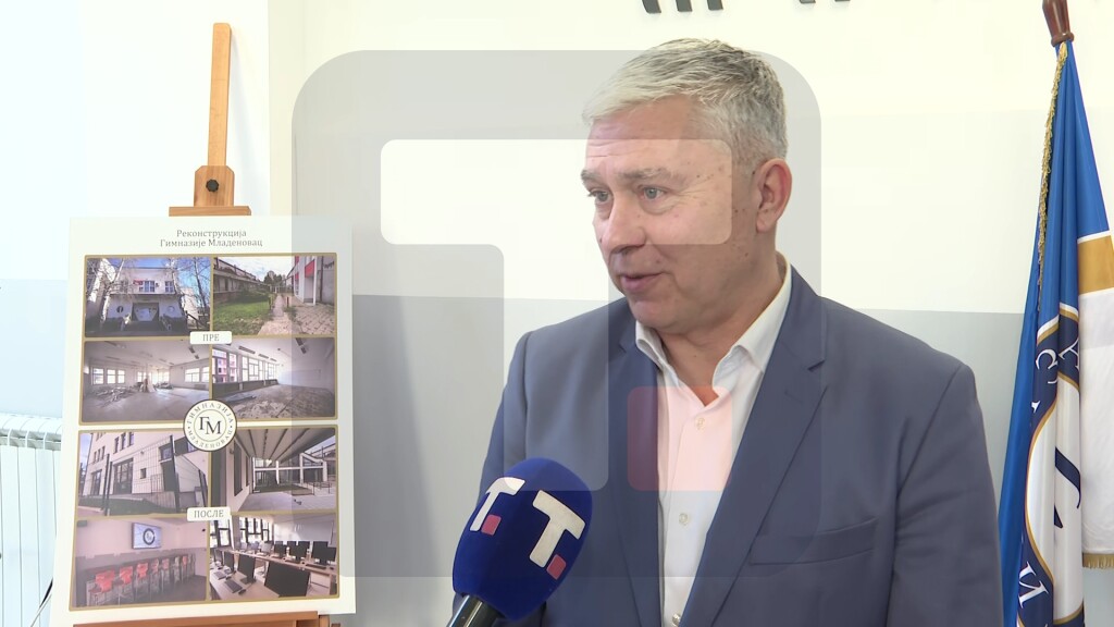 Cvetković: Rekonstrukcija Gimnazije jedan od najvažnijih projekata u Mladenovcu