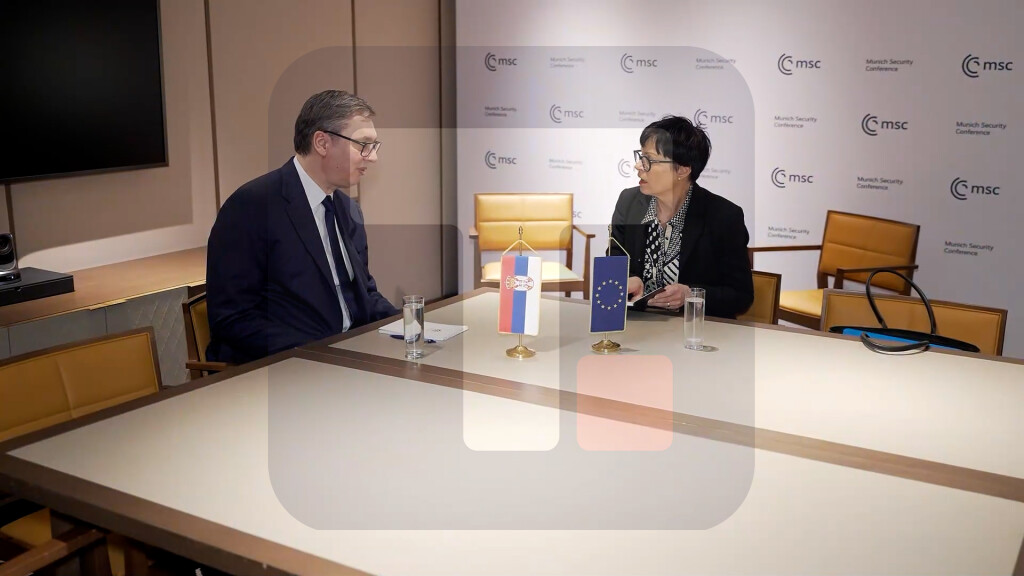 Vučić se u Minhenu sastao sa evropskom komesarkom za proširenje Martom Kos