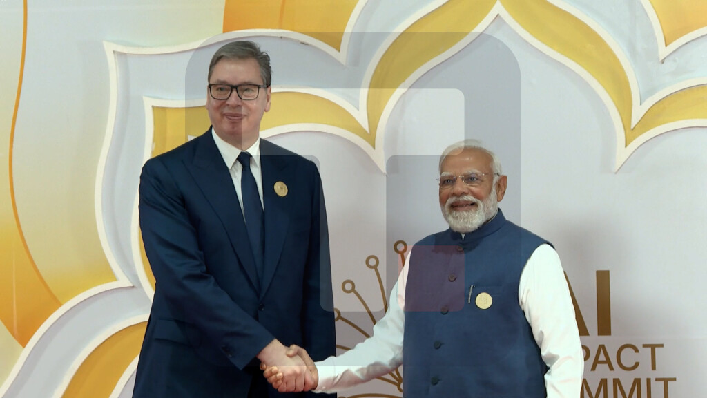 Dolazak predsednika Srbije na svečanu večeru u Nju Delhiju