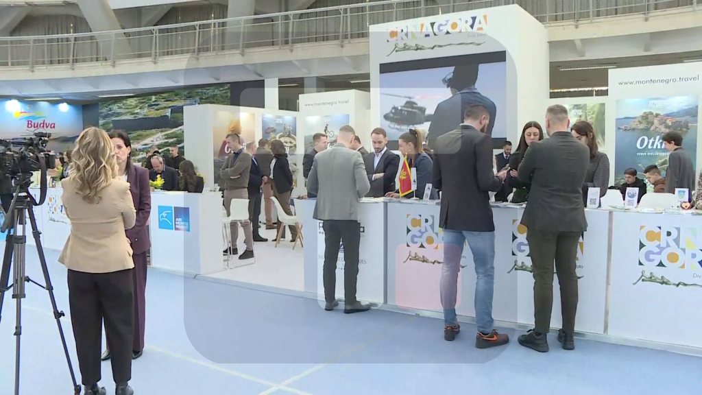 Štand Ministarstva turizma Crne Gore na 47. Međunarodnom sajmu turizma u Beogradu