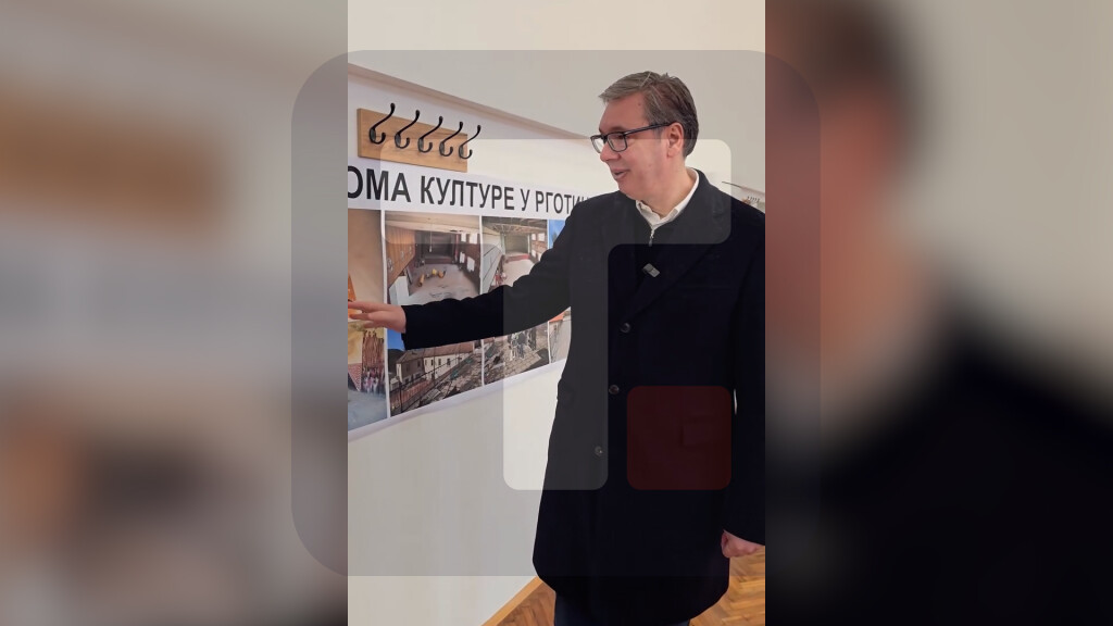 Vučić posetio Dom kulture u Rgotini