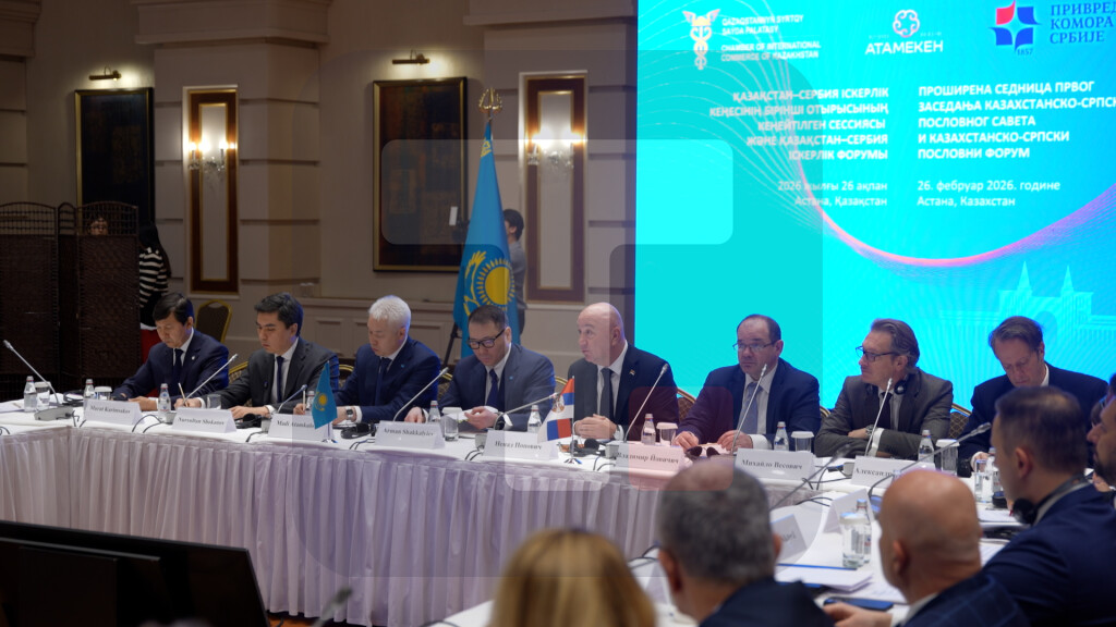 Ministar u Vladi Republike Srbije Nenad Popović otvorio je danas u Astani Srpsko-kazahstanski poslovni forum
