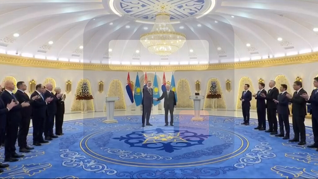 Tokajev uručio Vučiću Orden zlatnog orla, najviše odlikovanje Kazahstana