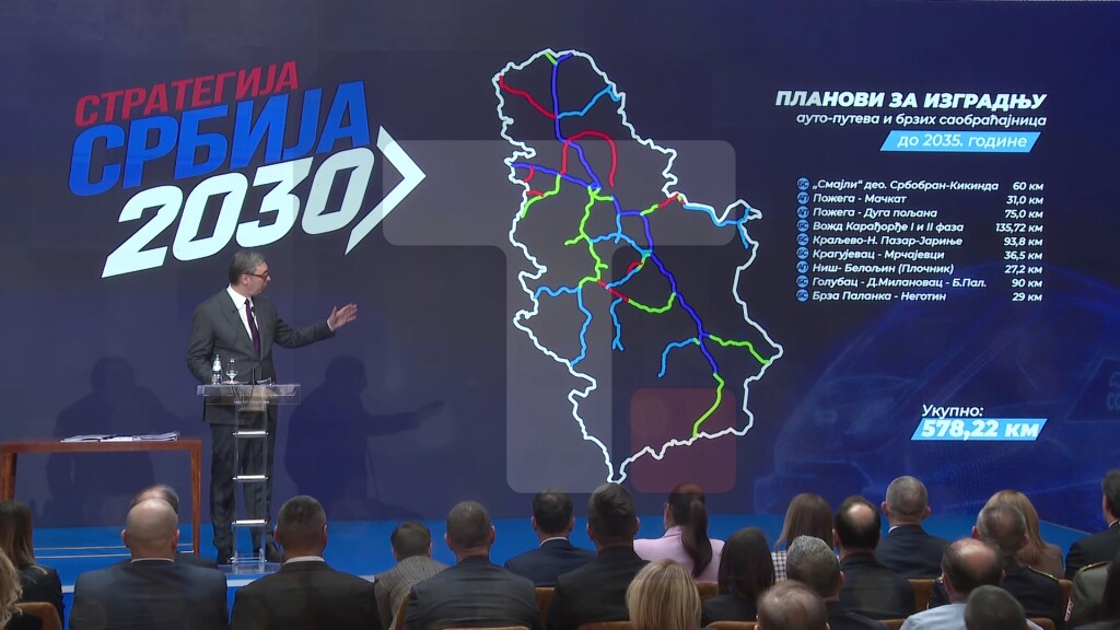 Vučić: Trenutno gradimo preko 380km brzih saobraćajnica u Srbiji, a u planu nam je još 578km do 2035. godine