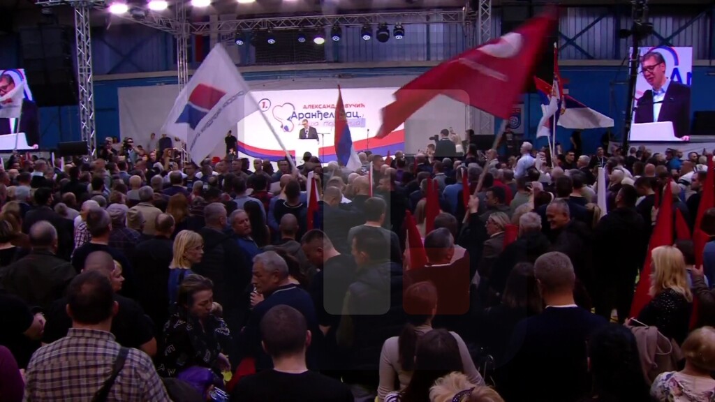 Miting SNS u Aranđelovcu