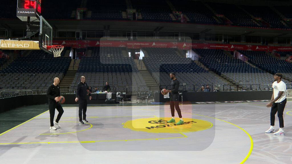 Trening KK Partizan pred utakmicu
