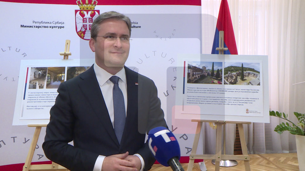 Selaković: Rekonstrukcija uključuje i depo manastirske riznice, investiciju vrednu 10 miliona dinara, koja će se finansirati mimo redovnih budžetskih izdvajanja
