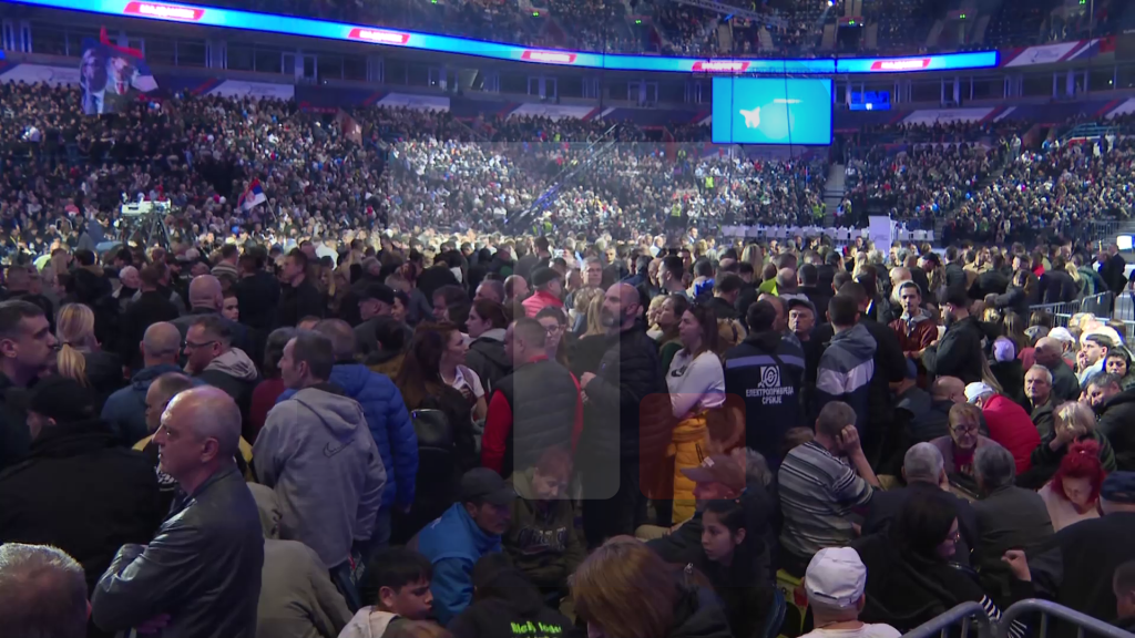 Veliki skup Srpske napredne stranke u Beogradskoj areni