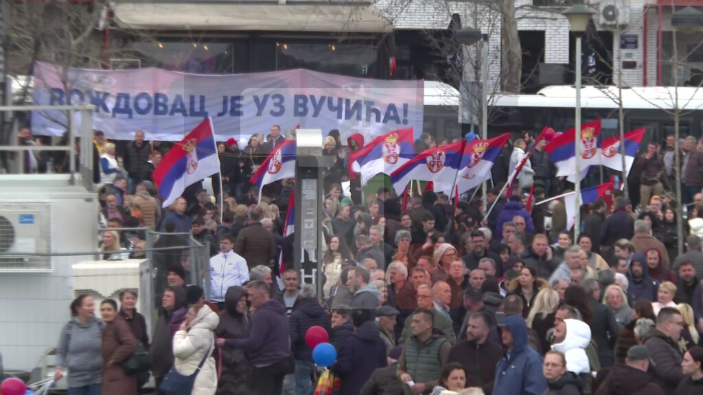 Beogradska Arena pred pocetak skupa SNS