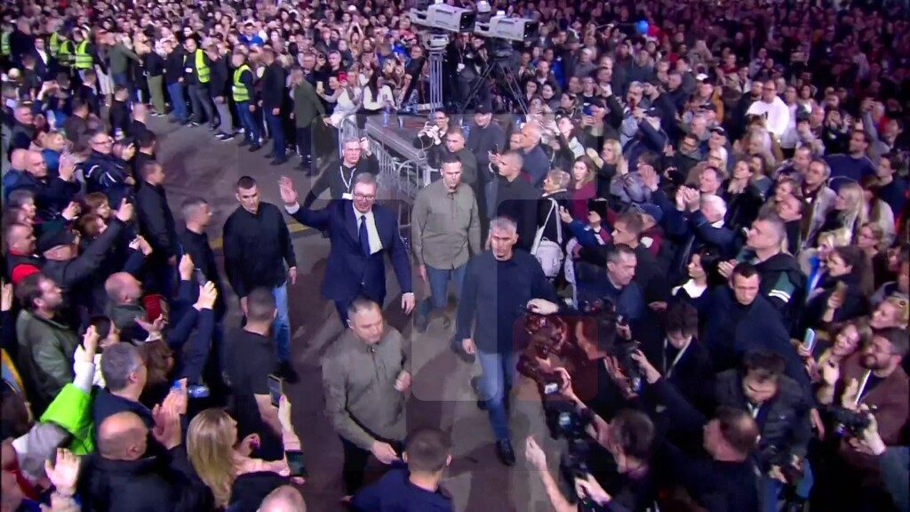 Dolazak predsednika Srbije u Arenu