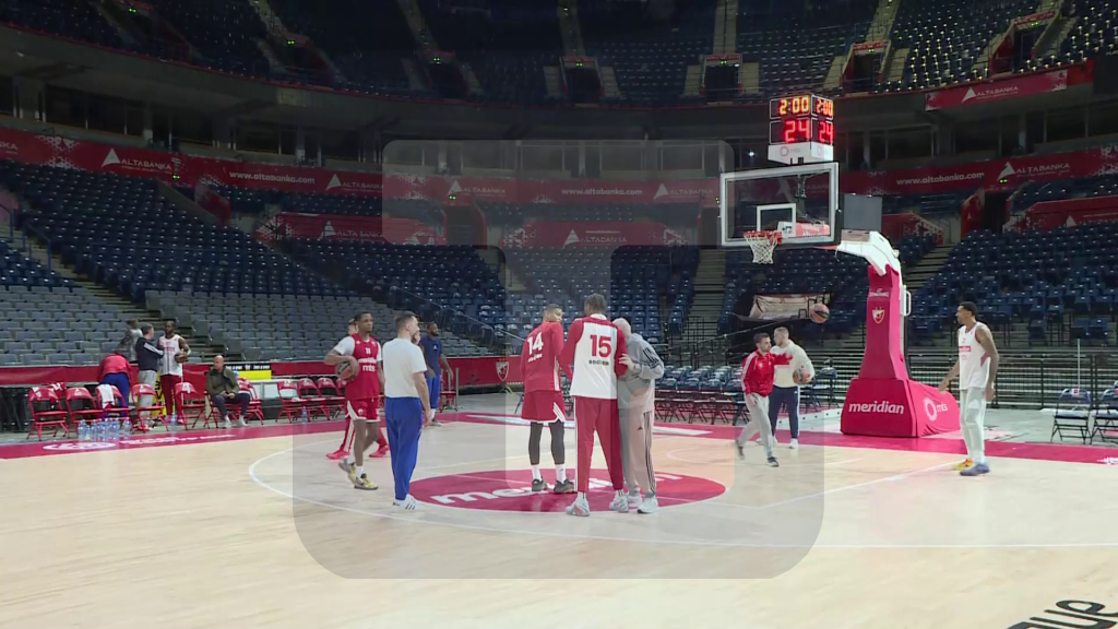 Otvoreni trening KK Crvena zvezda pred utakmicu Evrolige protiv Partizana