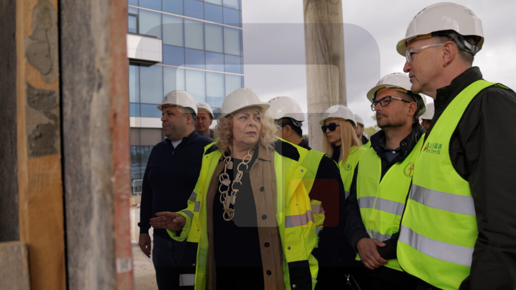 Sofronijević obišla radove na izgradnji kompleksa železničke stanice Novi Beograd sa rekonstrukcijom mostovske konstrukcije