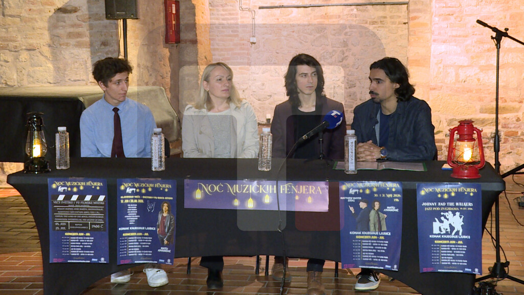 Konferencija za novinare povodom otvaranja koncertne sezone "Noć muzičkih Fenjera"