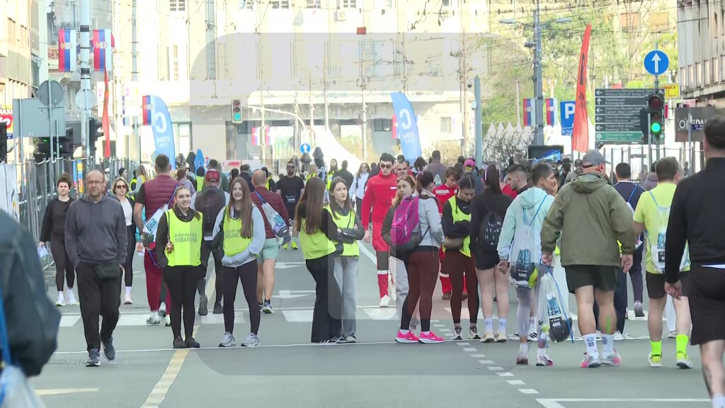 Pripreme za start Beogradskog maratona