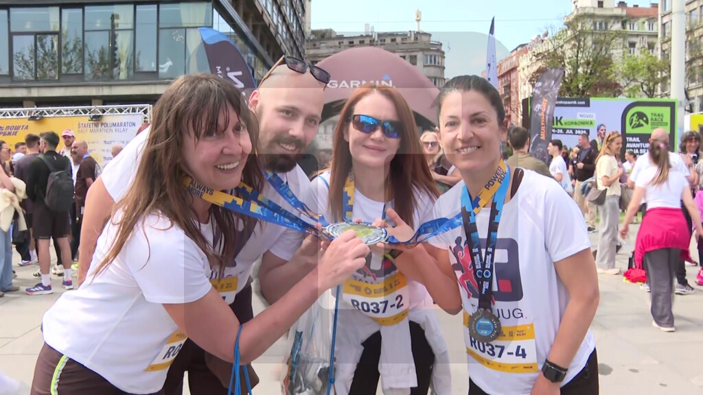 Tanjugova štafeta prošla kroz cilj Beogradskog maratona
