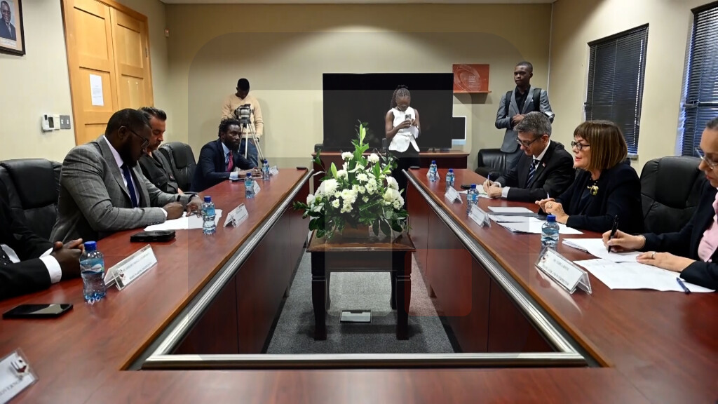 Sastank predsednice Pokrajinske vlade Maje Gojković sa guvernerom regiona Komas Samom Nujomom