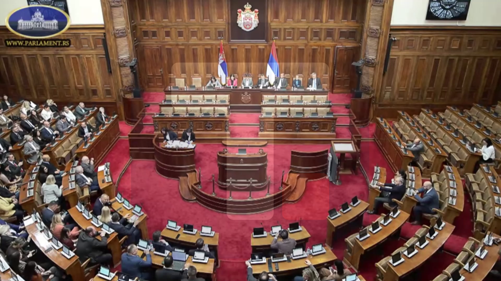 Glasanje u Skupštini Srbije