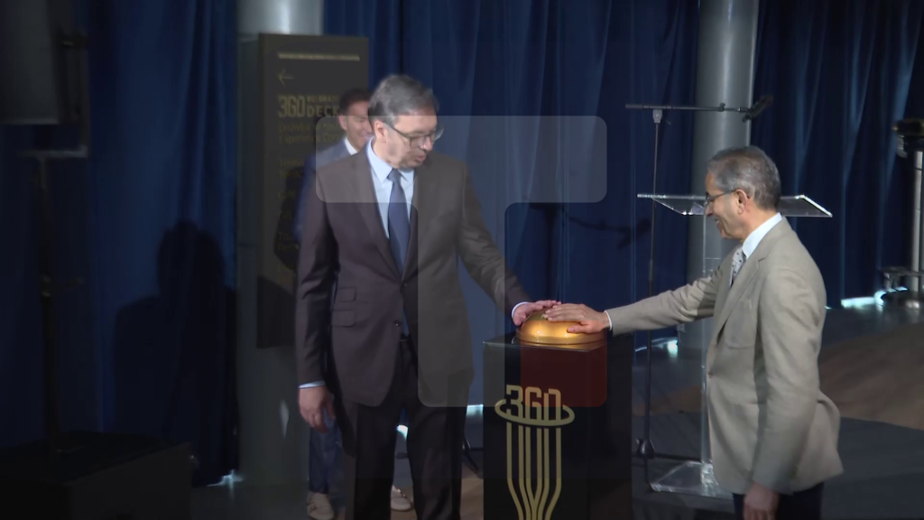 Svečano otvoren vidikovac na Kuli Beograd u prisustvu Vučića i Alabara