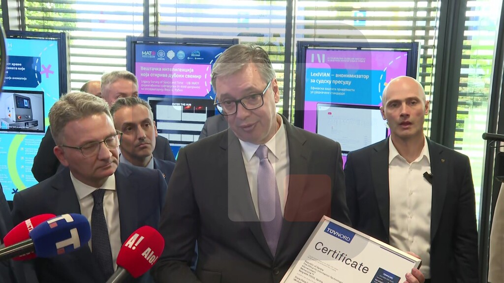 Vučić: Niko u regionu nema sertifikat 4, mi smo jedina zemlja u regionu koji ga ima, u Evropi ima i Poljska