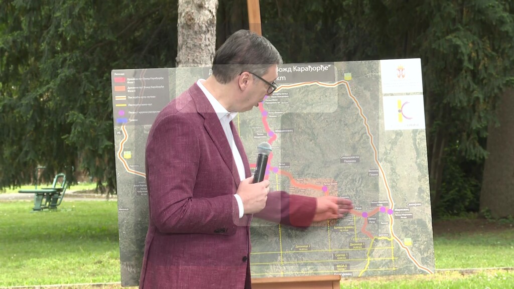Vučić: Državni put I reda Vožd Karađorđe od velikog značaja za građane Srbije