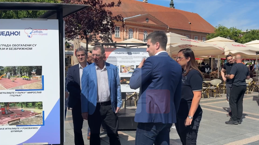 Rukovodstvo Sombora akcijom u centru grada predstavilo rezultate u proteklih 12 godina