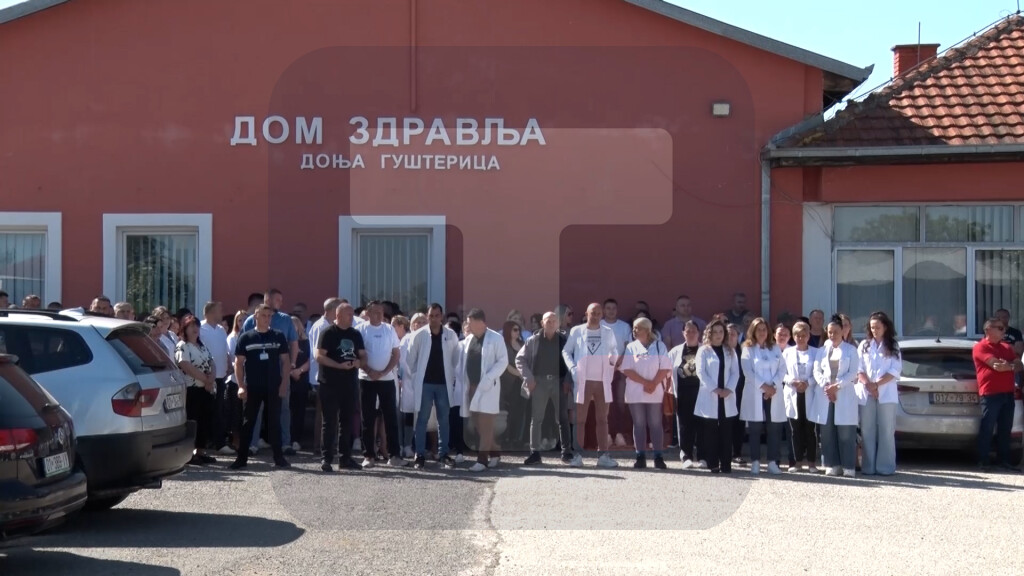 Miran protest u Donjoj Gušterici