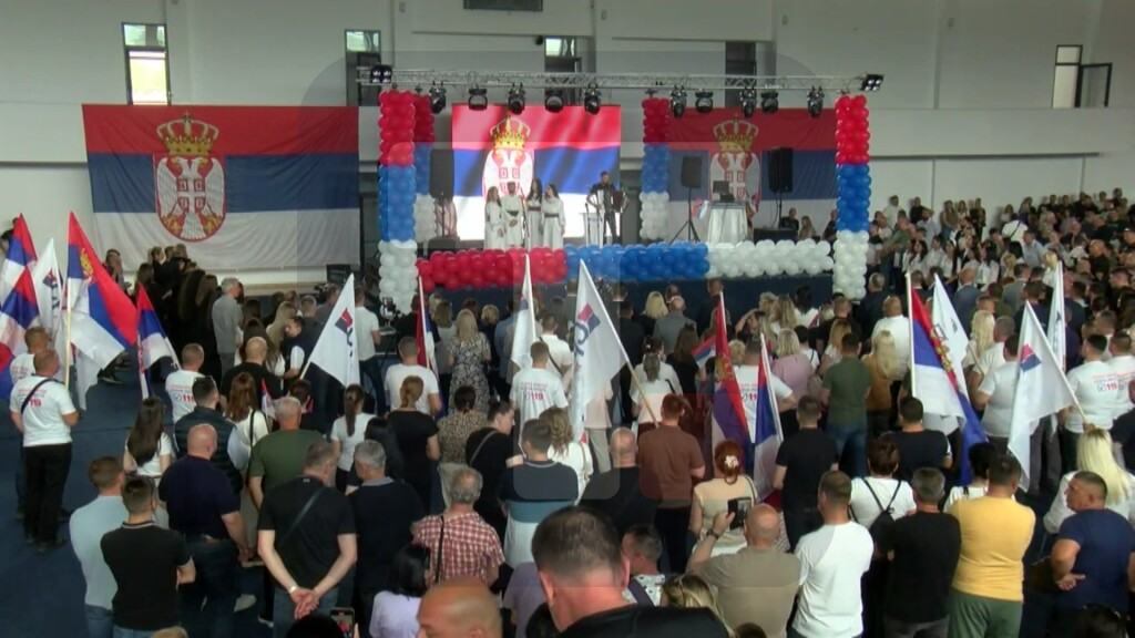 Predizborni miting Srpske liste u Zvečanu
