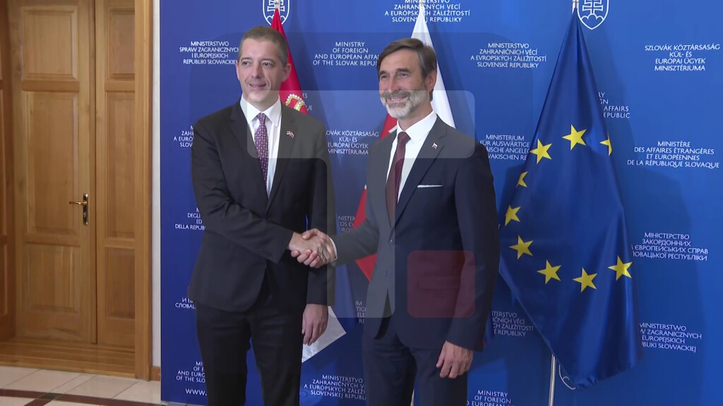 Đurić u Bratislavi sa Blanarom o unapređenju saradnje Srbije i Slovačke