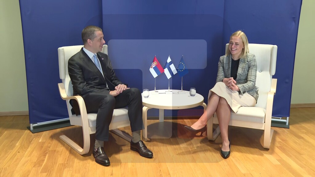 Đurić na sastanku sa ministarkom spoljnih poslova Finske