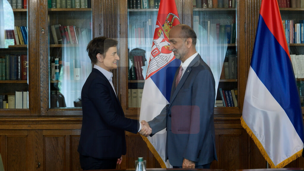 Sastanak Brnabić sa Ahmedom Al Džarvanom, predsednikom Globalnog saveta za toleranciju i mir