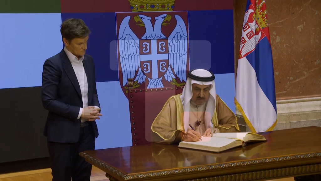 Gobaš se upisao u knjigu gostiju Narodne Skupštine Republike Srbije